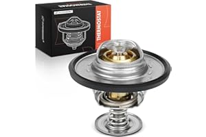 A-Premium Engine Coolant Thermostat with O-ring Compatible with Ford F-150, F-250 Super Duty, F-350 Super Duty, F-450 Super D
