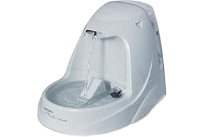 PetSafe Drinkwell Platinum Dog and Cat Water Fountain, Automatic Drinking Fountain for Pets, 168 Ounce,Grey