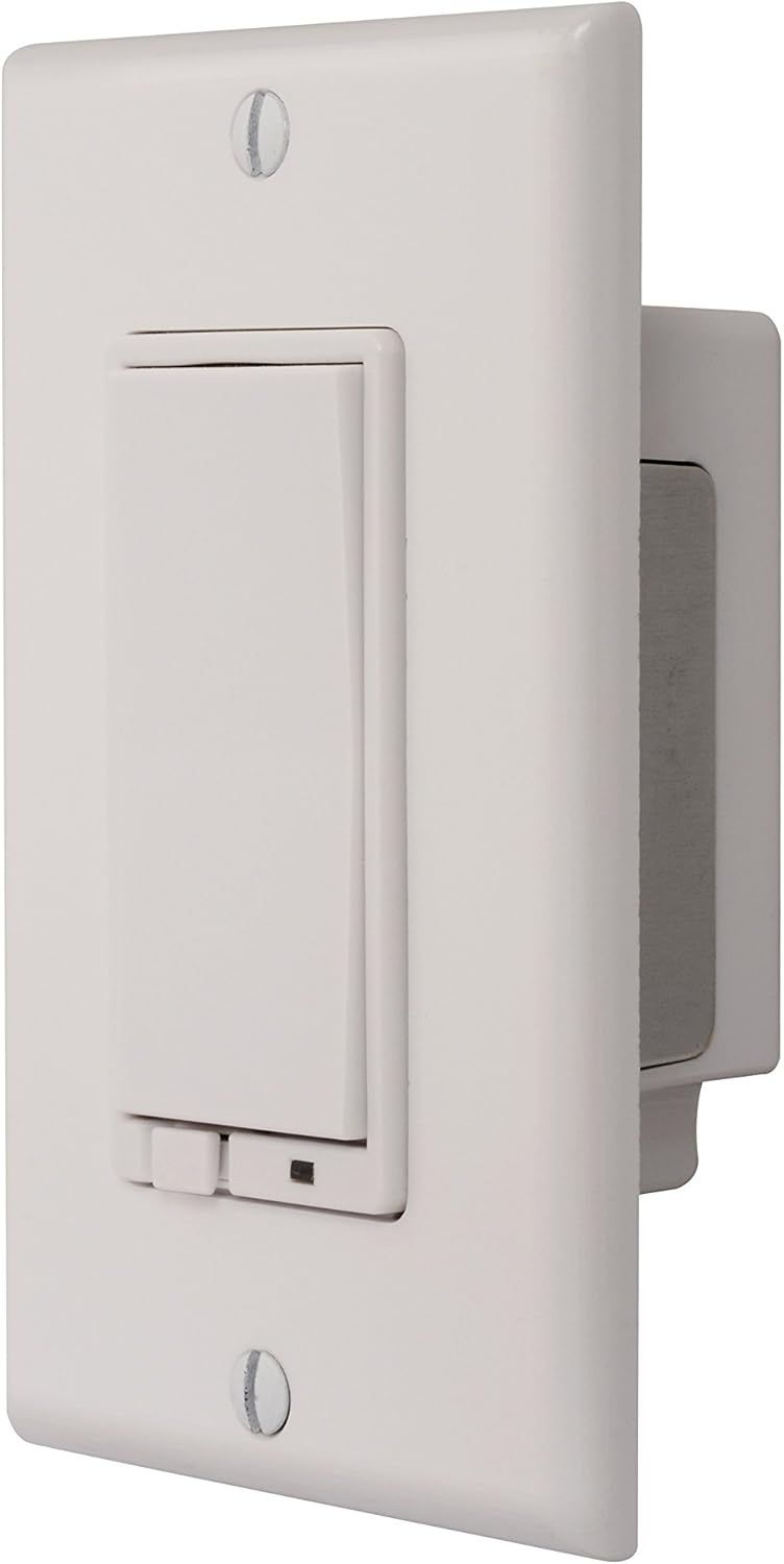 GoControl WD500Z-1 Z-Wave 500-Watt Wall-Mount Dimmer Switch - Wall Dimmer Switches - 