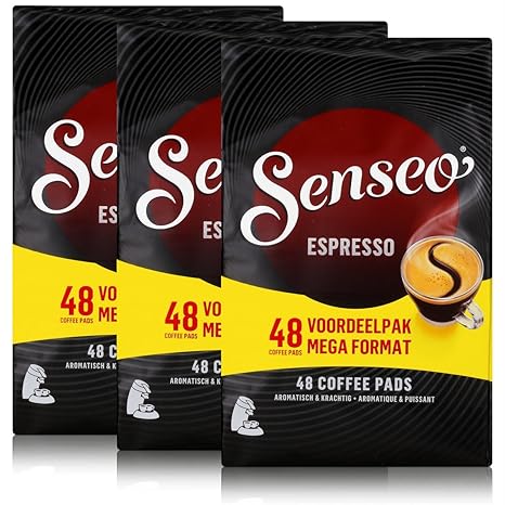 Kaffeepads Senseo Espresso 48 Kaffeepads (3er Pack)