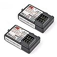 2Pcs Flysky FS-GR3E AFHDS 2.4G 3CH Receiver for GT3B GT2 GT3C Transmitter