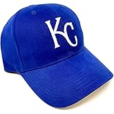 National Cap MVP Logo Baseball Royal Blue Curved Bill Adjustable Hat