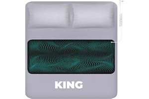 HOMELUVO Grounding Sleeping Mat for Bed - King Size Mattress Cover Pads (27"x76") Product Kit for Feet Sleep Rest Yoga Workout Pain Relief Balance Wellness - Earth Connected Grounded PMF Mat (Black, King)