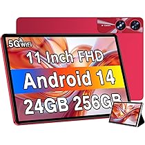 Amazon.com : Android 14 Tablet 11 Inch Tablets, 24GB RAM 256GB ROM 