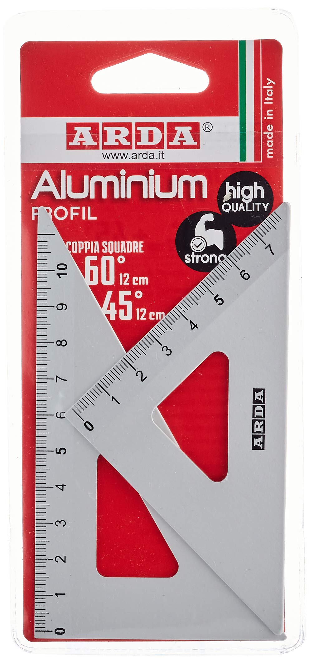 ARDA Blister Pair of Teams 12 Cm Aluminium - 45-60 Degree