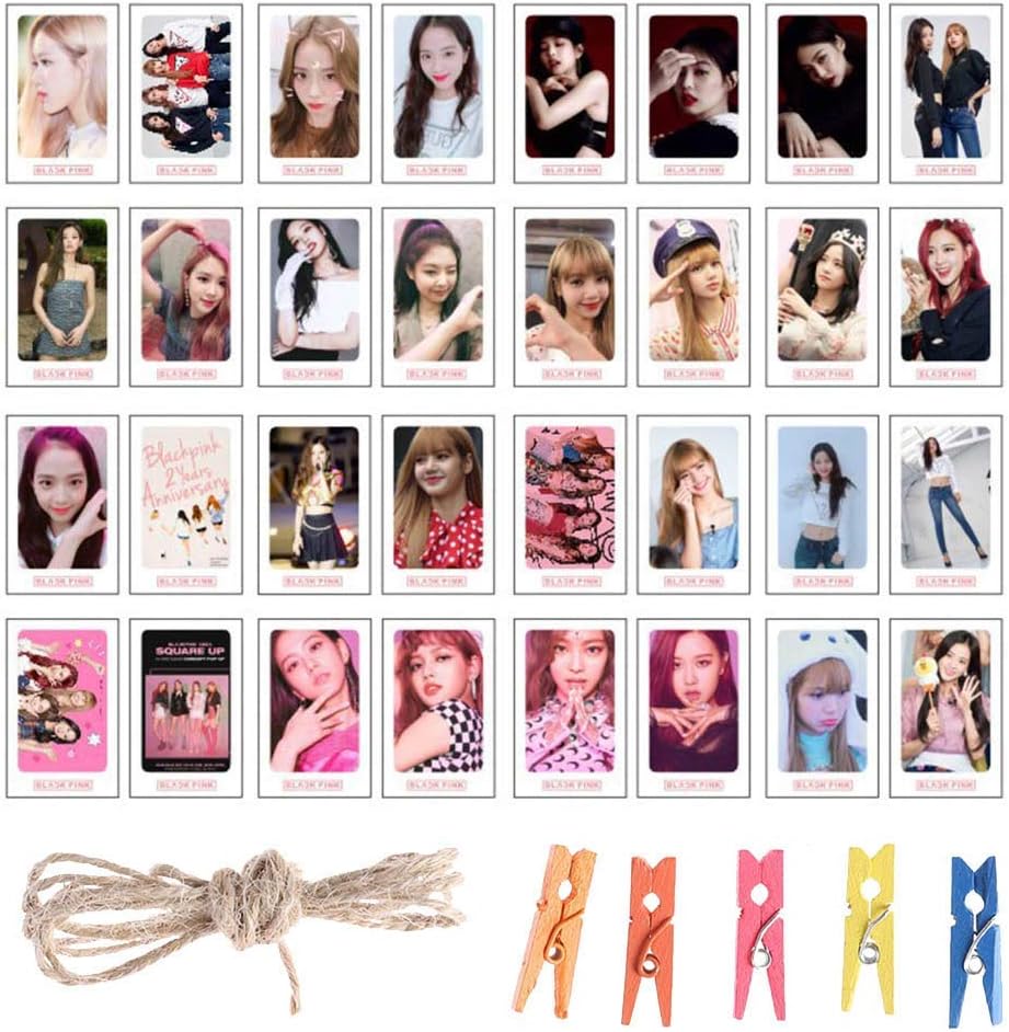 Amazon Com Kpop Blackpink Fancafe Self Wide Polaroid Photo Set Photo Postcard Lomo Cards Set Gift For Fans H14 Office Products