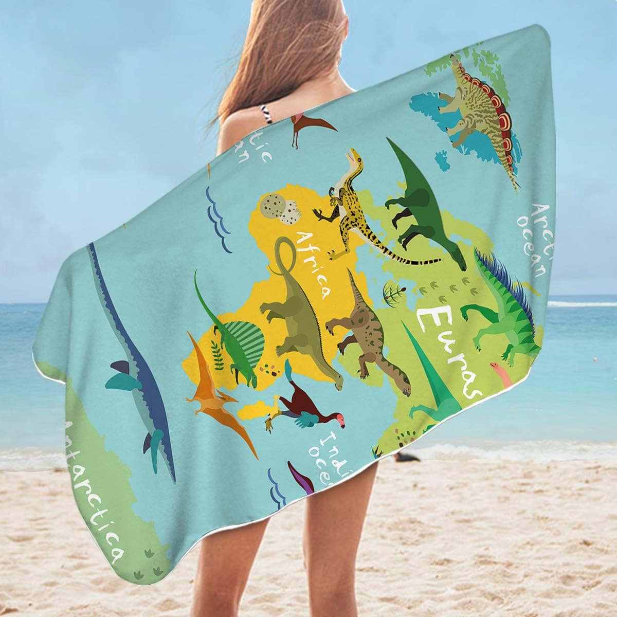 dino towel