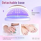 LKE 268W UV LED Nail Lamp Gel Dryer 4 Timers LCD Touch Screen Fast Curing view 5