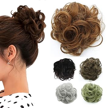 Amazon Com Prettywit Messy Hair Bun Scrunchy Hair Piece
