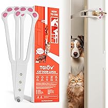 thumbnail image 2 of TGIOW Cat Door Latch, Door Prop For Cats To Keep Dogs Out 2 of 11