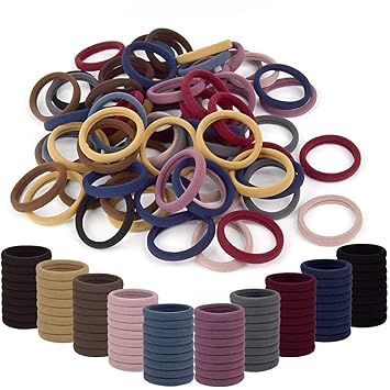 Amazon Com Thick Hair Ties Ponytail Holders Oakmethod No Tangle
