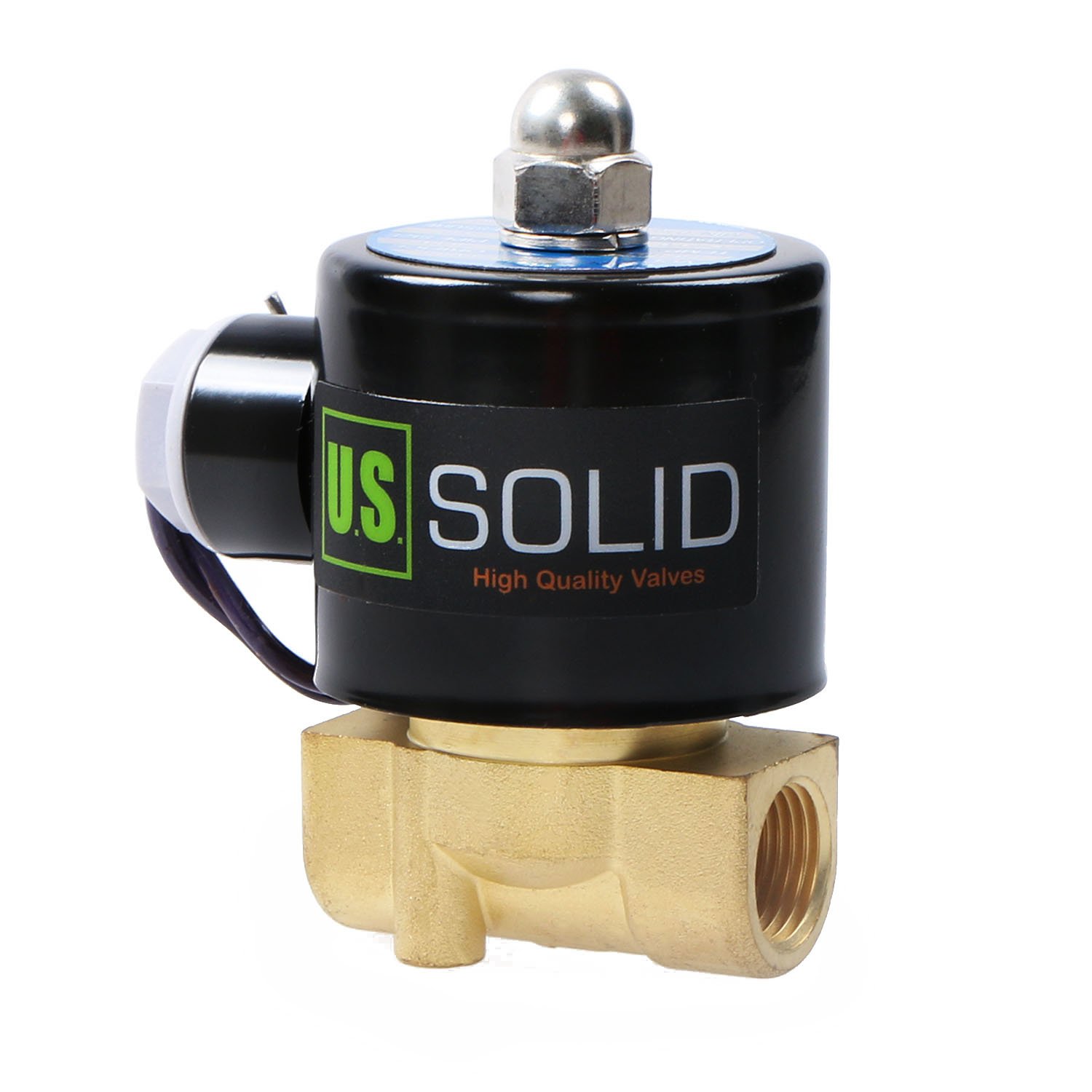 3/8" 12 V DC Electric Solenoid Valve G Thread Air, Gas, Fuel Normally Closed