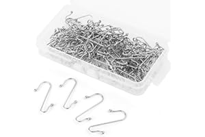 LEMONFILTER Christmas Ornament Hooks, 120 Pcs Sliver Ornament Hooks Christmas Ornament Hangers for Xmas Tree Decorations, Metal Wire Xmas Tree Ornaments Hook S-Shaped Anchors for Xmas Party Holiday Balls Decor