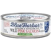 Blue Harbor Fish Co. Wild Pink Salmon in Water No Salt Added - 5 oz Can (Pack of 12)