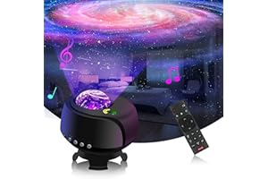 The Largest Coverage Area Galaxy Lights Projector 2.0, FLITI Star Projector, with Changing Nebula and Galaxy Shapes Galaxy Night Light