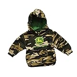 John Deere Baby Stuff John Deere Boys Camo Hooded Sweatshirt Green