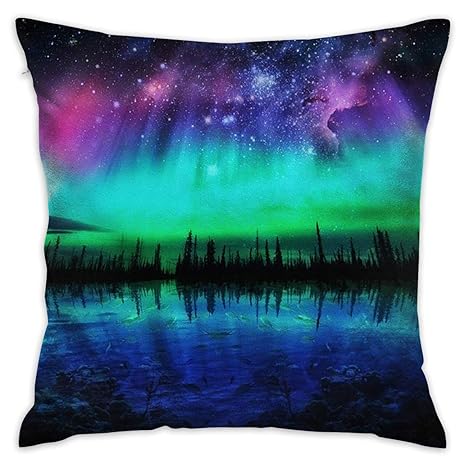 Amazon Com Zkiresd Northern Lights Decor Throw Pillows Covers