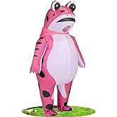 JINSTABAG Inflatable Costume Adult Frog Full Body Deluxe Funny Air Blow Up Costume for Men Women Halloween
