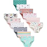 Finihen Girls Cotton Underwear Toddler Girls Panties Kids Briefs Multipacks.