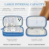 FYY Travel Cable Organizer 2-Layer Water-Resistant Pouch 7.5 x 4.3 in view 3