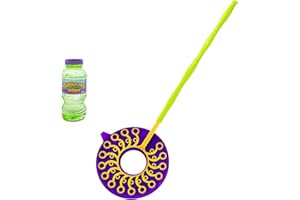 Gazillion Mega-Zillion Wand, 33 Mini Wands, 3ft. Handle & 2 Bottles of Solution - Create Zillions of Bubbles in Seconds!