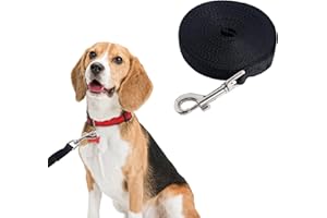 Dog Training Leashes, 15ft/20ft Long Rope Lead for Dog Recall Tracking Obedience Long Line Pet Leashed for Large Medium Small