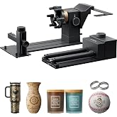 xTool RA3 World's First Smart MagSwap Rotary Attachment for xTool P2 &amp; P2S Laser Engraver, 360&deg; LiDAR Mapping Alignment, Intelligent Rotary That Masters Engraving on Rings, Tumblers &amp; Ornaments