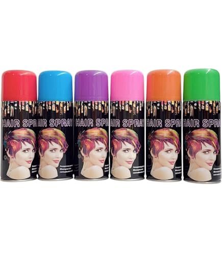 Amazon.com : Temporary Hair Color Spray Birthday Party,New Year
