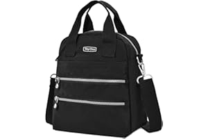 Tiny Chou Multi Pockets Hobo Bags for Women, Small Crossbody Shoulder Bag, Travel Backpack Purse, Waterproof Totes Handbags