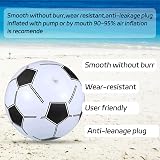 BLMHTWO 4 Pack Inflatable Footballs 14.1 Inch Kids Beach Ball PVC Leakproof view 4