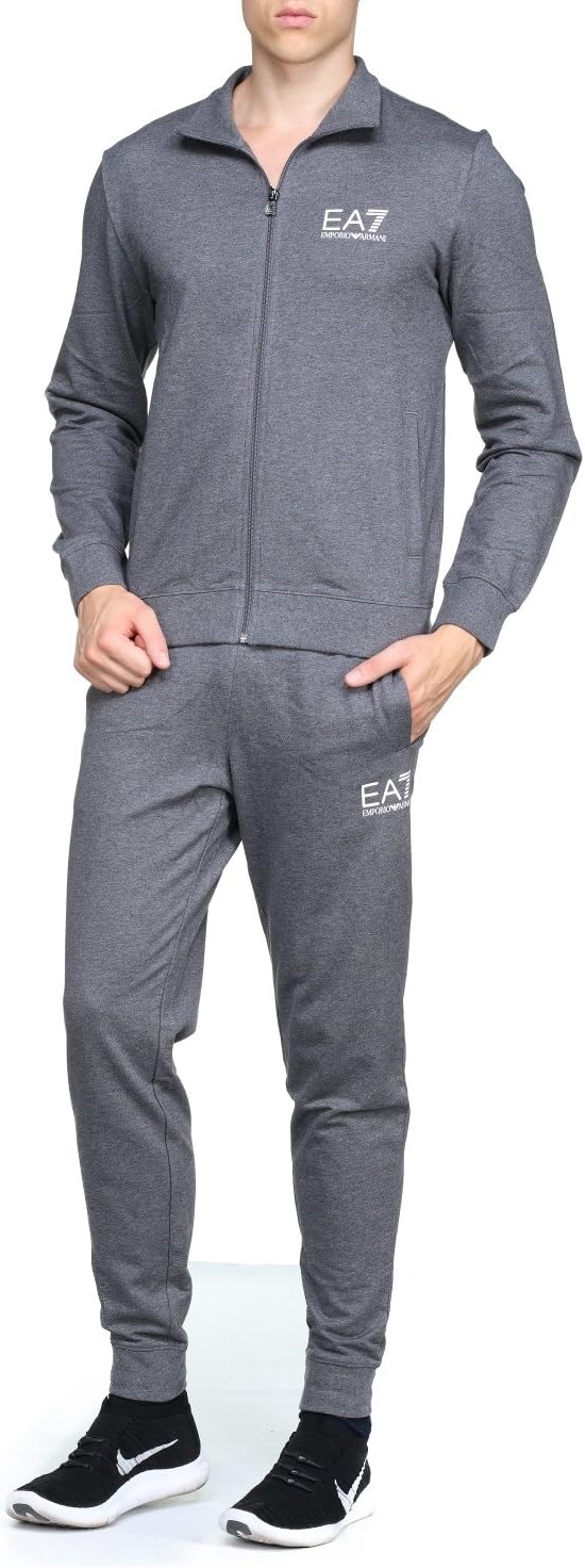 Armani EA7 Men`s Tracksuit - S6YPV51 - Dark Grey (Large)