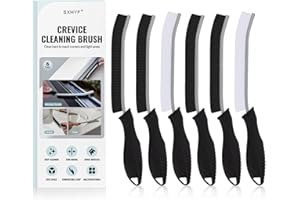 SXhyf Crevice Cleaning Brush - Grout Scrub Brush, House Cleaning Supplies, Gap Cleaning Tools, Home Essentials, Gifts for Women Men, Hard Bristle Crevice Cleaner Brush for Household Use, Bathroom
