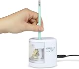 Rapesco 1448 PS12-USB Automatic Pencil Sharpener White USB or Battery view 6