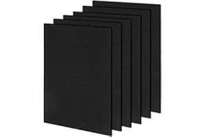 VONLUXIN 6 PCS Charcoal Filter Sheet Compatible with Broan-NuTone BP58 Non-Duct for 43000 Series Range Hood, 7.75" x 10.5" Charcoal Filter for Range Hood, Carbon Cloth Filter for Absorbing Fumes and Grease