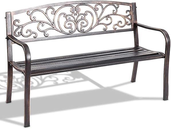 Garten Sitzbank Metall