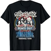 Aerosmith Men's Farewell T-Shirt - Black, Small