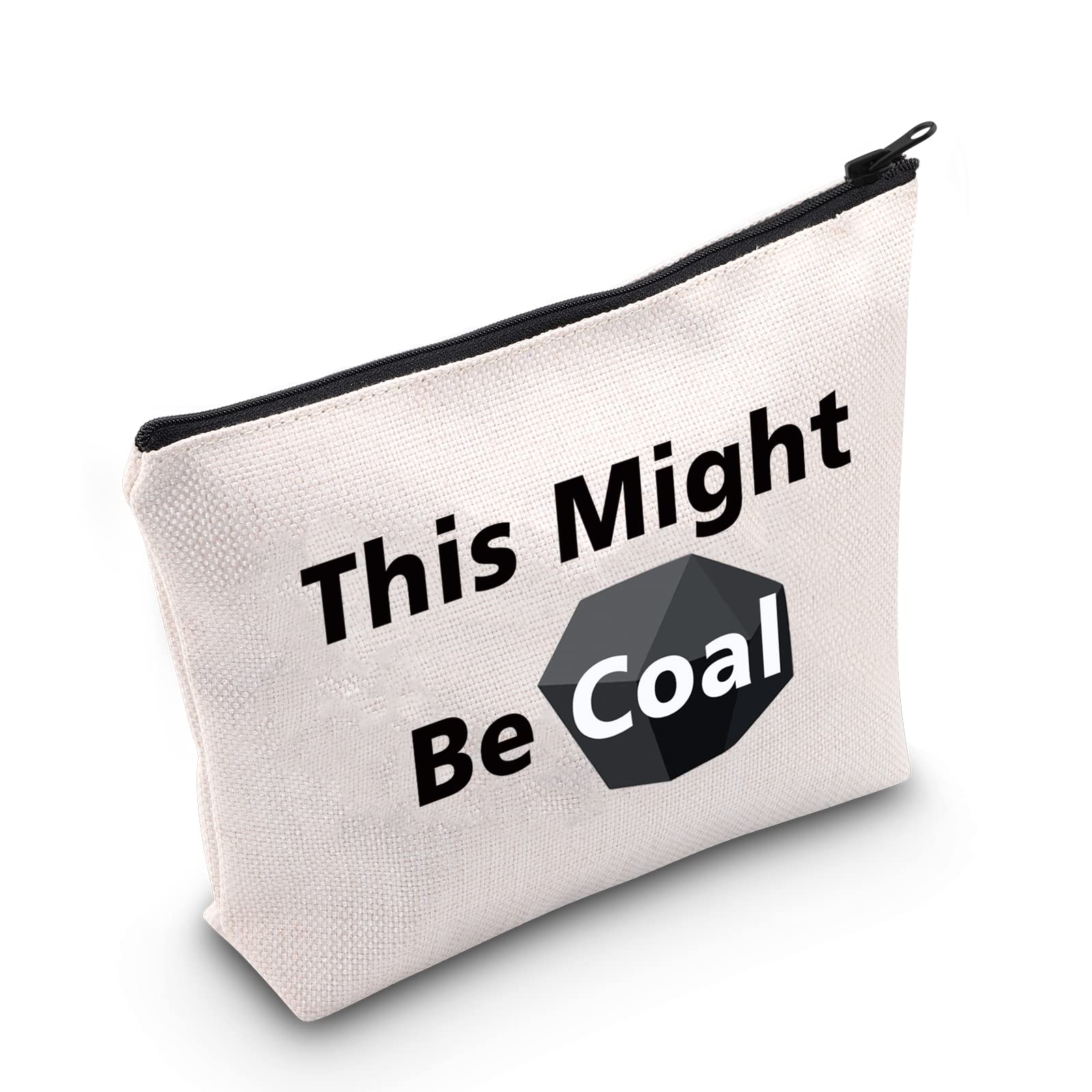 Funny Coal Cosmetic Bag - Christmas Coal Miner Gift