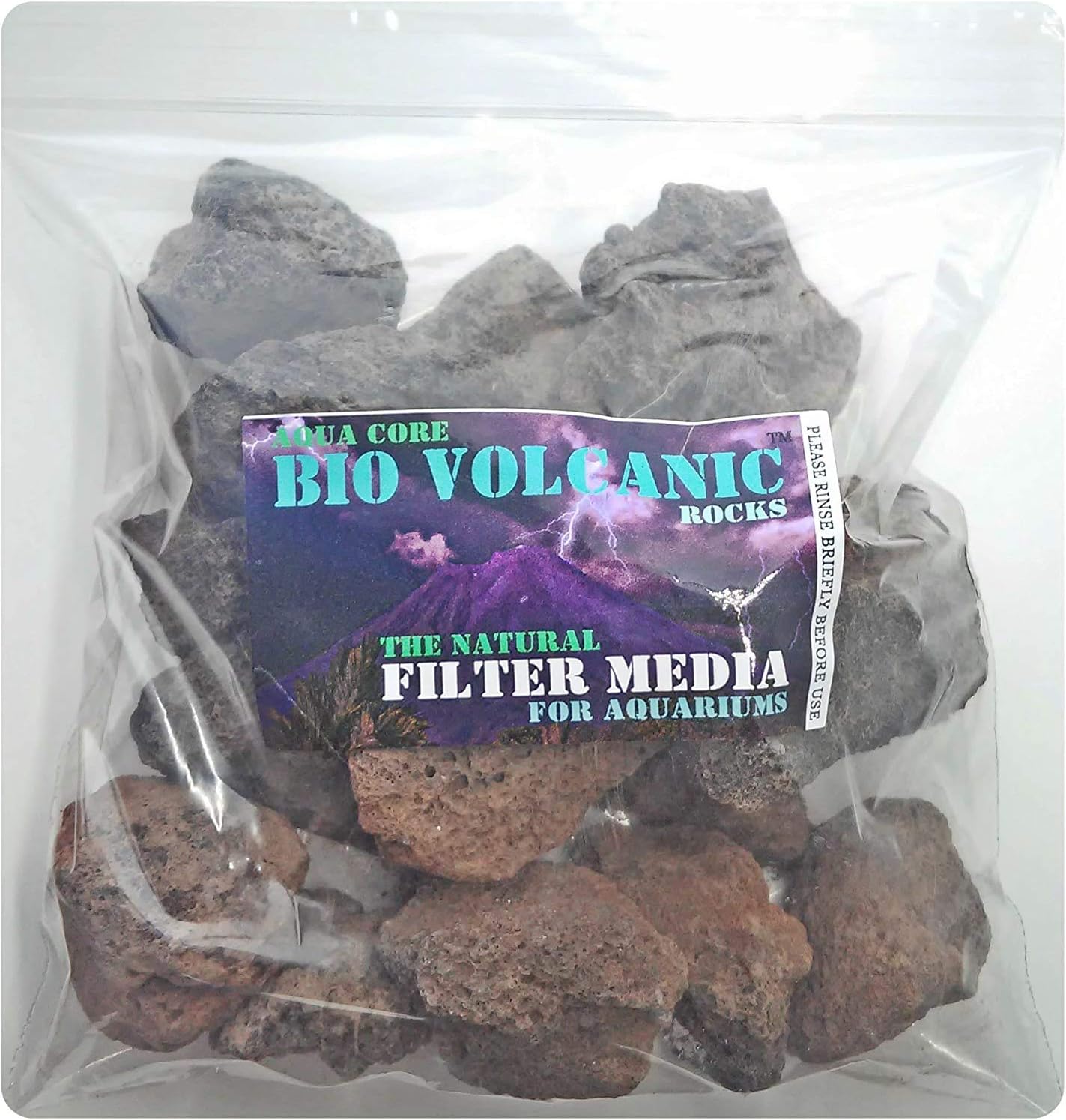 Bio Volcanic 500g Natural Aquarium Biological Filter Media and Decor Lava Rock for water