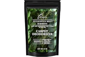 Lapew Eucalyptus Mint Harmony Carpet Freshener Powder: Powerful Odor Eliminator for Home, Upholstery Deodorizer, Carpet Deodo