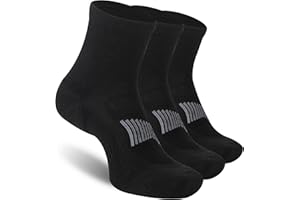 RTZAT Men's Women's 90% Merino Wool Ankle Athletic Business Casual Running Arch Support Everyday Thin Wool Socks