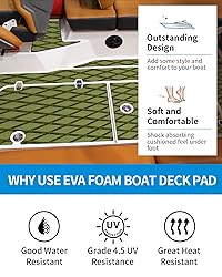 OCEANBROAD Self-Adhesive 48''x16'' Boat Flooring