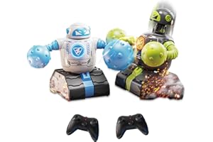 cxjoigxi Remote Control Fighting Robots Game Set of 2, RC Ejecting Battle Bots Toys with Light & Sound, Fun Electronic Battle Robot Toy, Christmas Birthday Gifts for Kids Boys Age 5 6 7 8 9 10