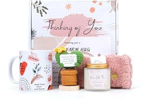 MUGEEY Get-Well Soon Gift Baskets for Women - Thoughtful Comfort Gifts for After Surgery Recovery - Thinking of You Feel Better Care Packge for Sick Friends