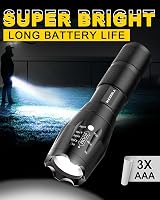 Maxesla LED Torch 2000 Lumens Zoomable Flashlight 5 Modes Water Resistant view 7