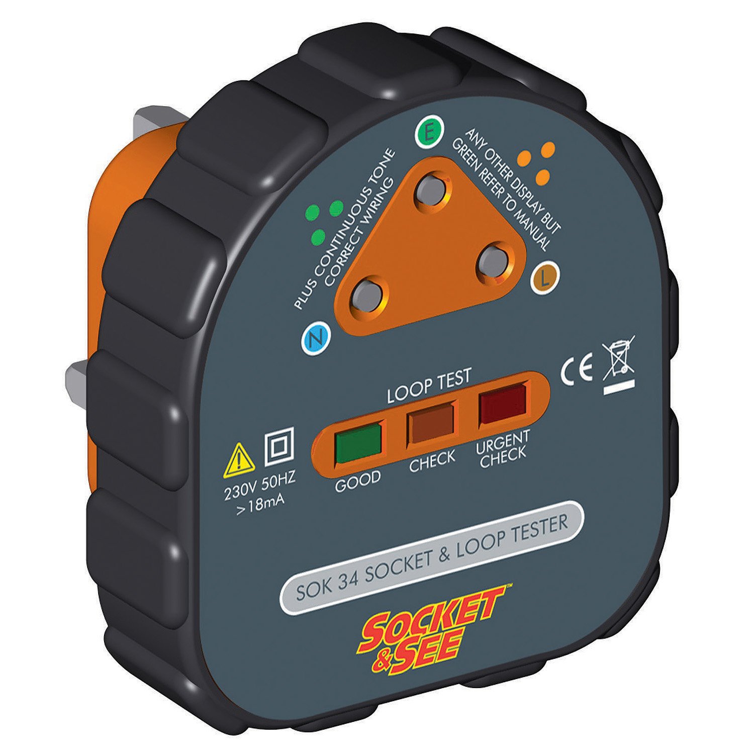 Socket & See SOK34 Easy Socket and Earth Loop Tester