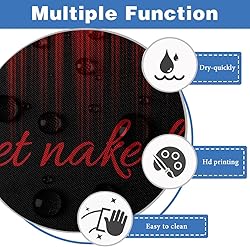 AAtter Red and Black Shower Curtain Ombre Mens