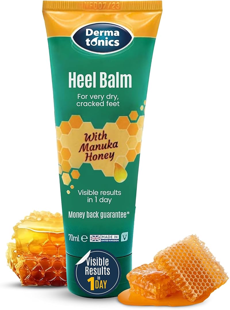 Dermatonics Manuka Honey Heel Balm 70 ml Hydrating Dry Cracked Heels