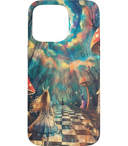 Amazon.com: iPhone XR We're All Mad Here Pink Steampunk