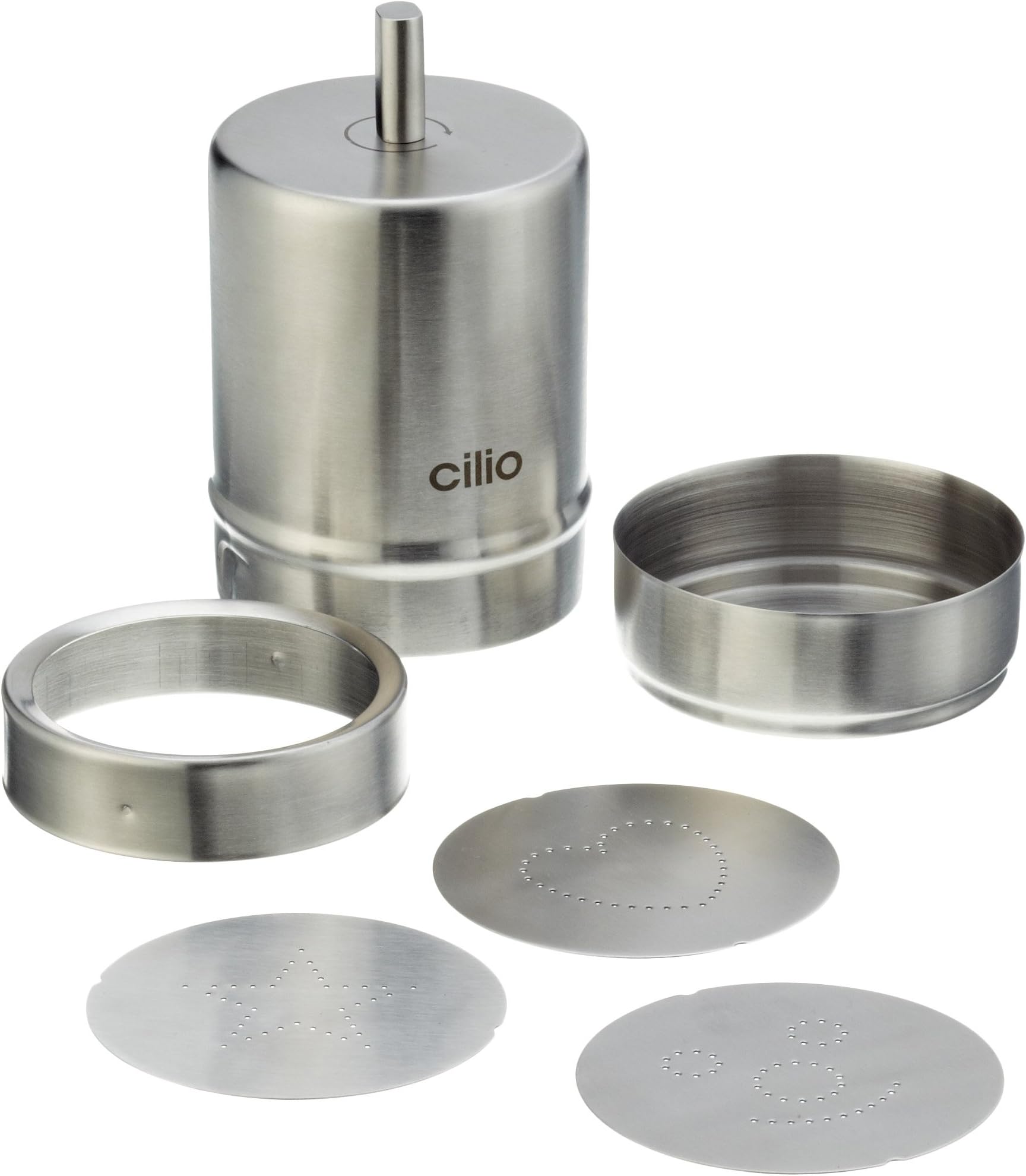 Cilio Choco Latte Decorator with 3 Stencils
