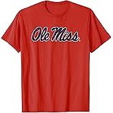 Mississippi Ole Miss Rebels Vintage Mascot Logo T-Shirt Small